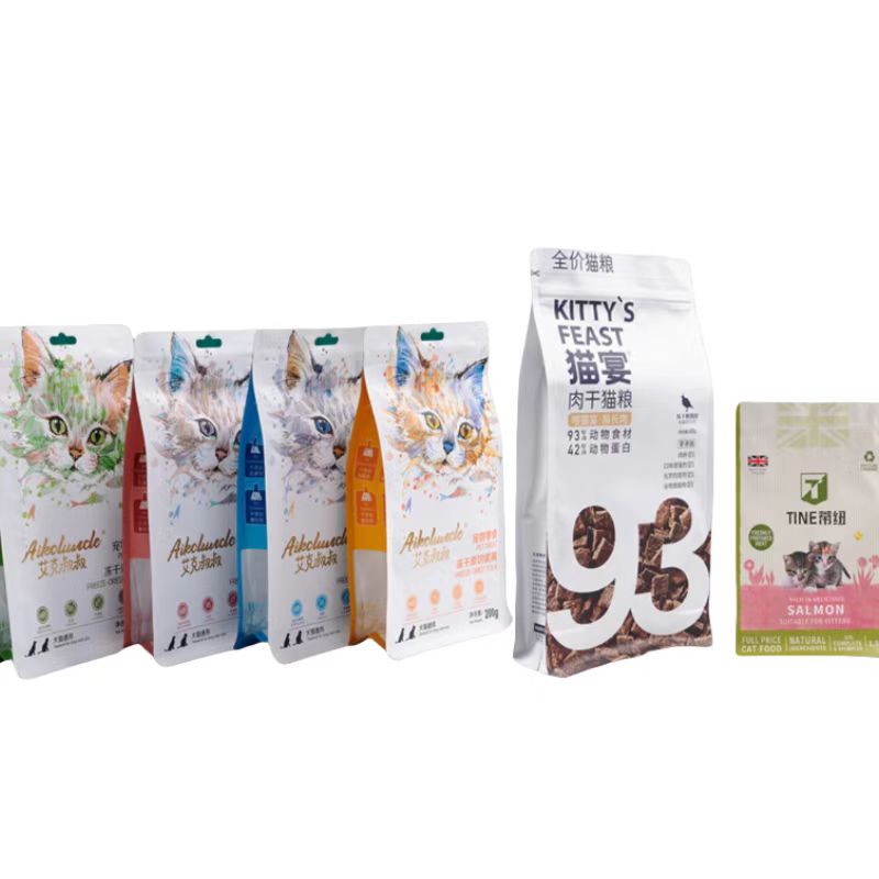 Tas kemasan makanan anjing kantong vakum beku